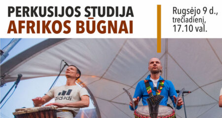 Perkusijos studija - Afrikos būgnai
