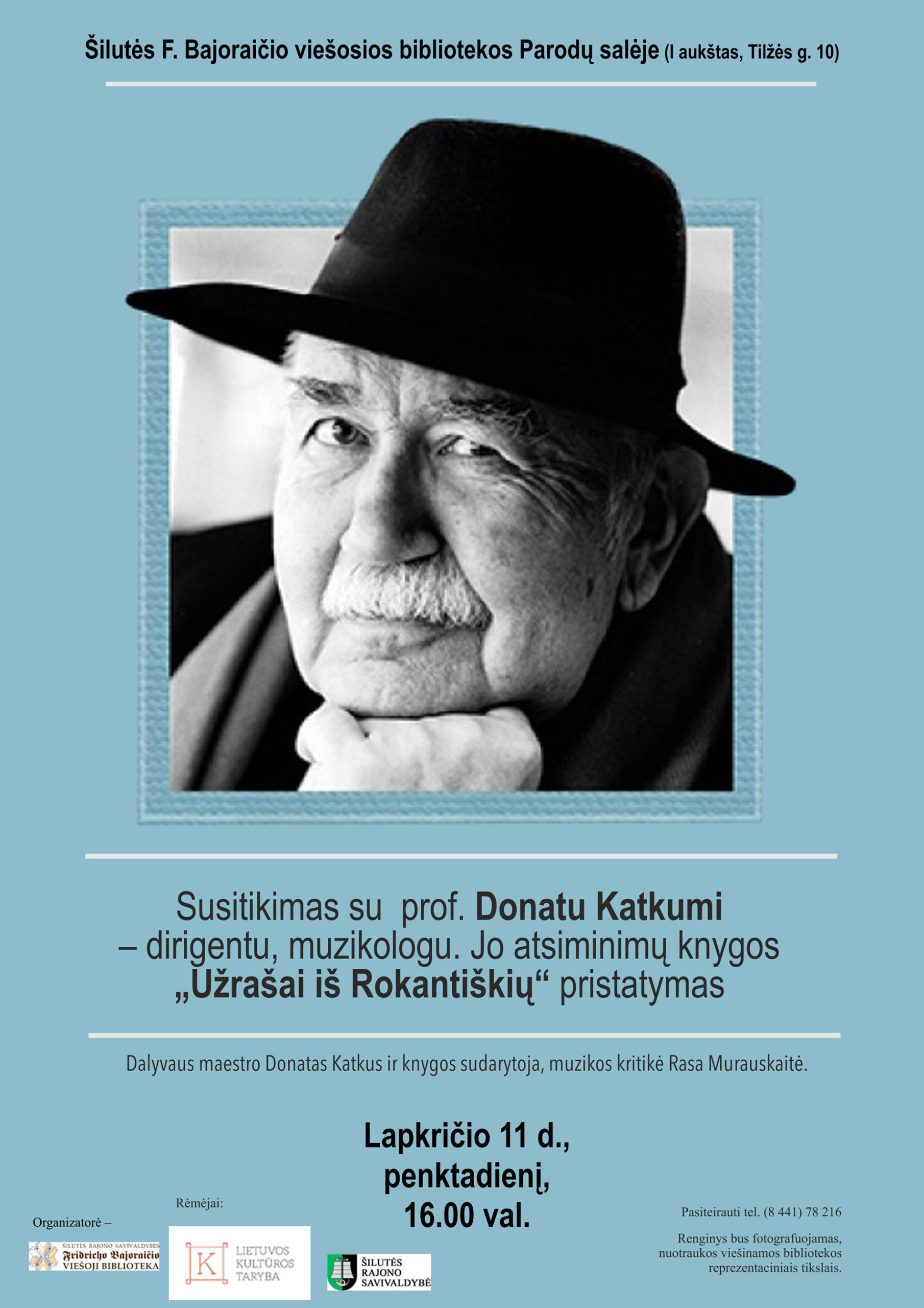 Susitikimas su prof. Donatu Katkumi