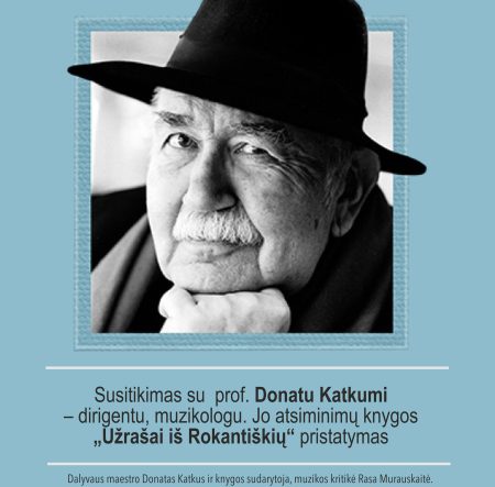 Susitikimas su prof. Donatu Katkumi