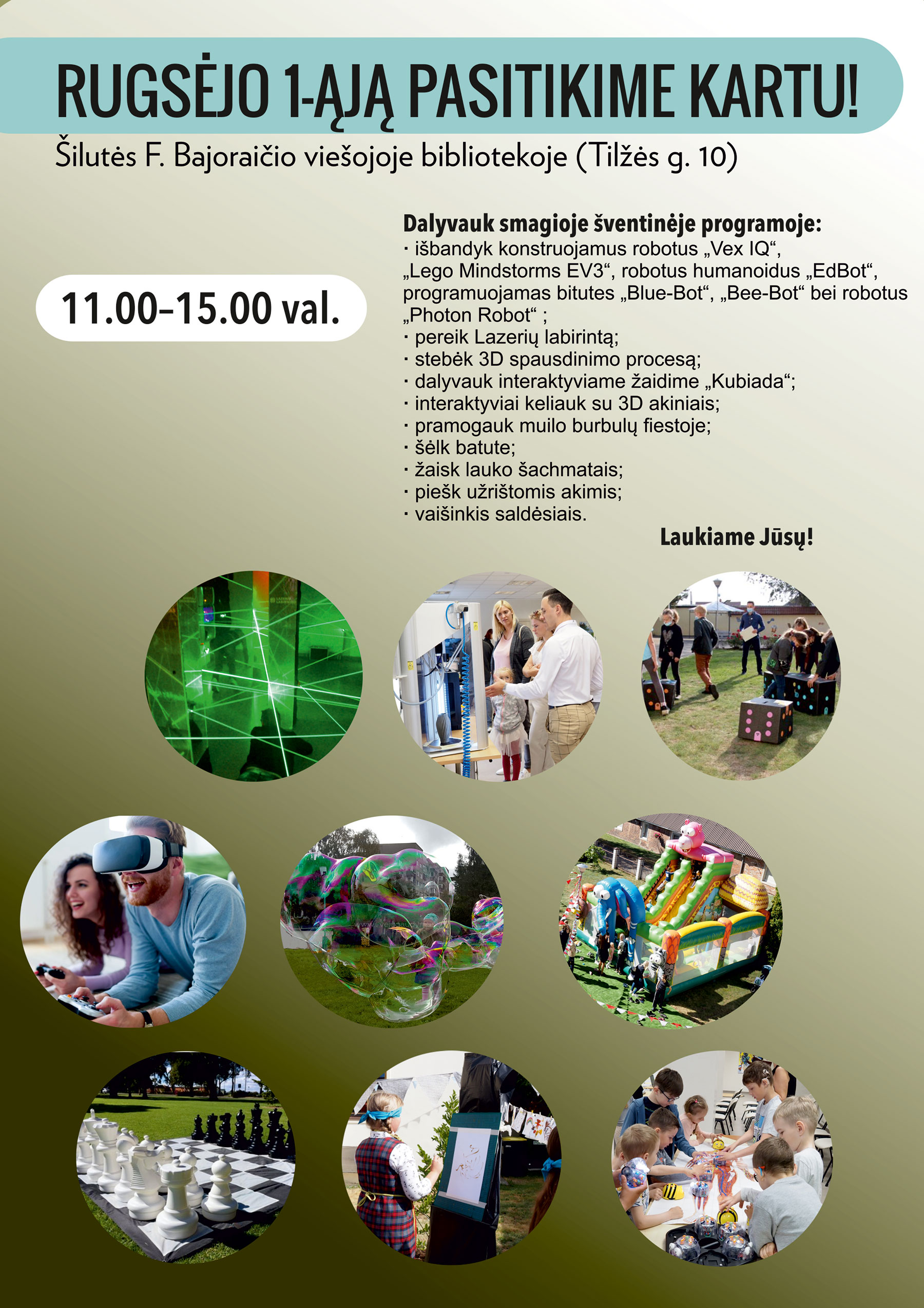 RUGSĖJO 1-ĄJĄ ŠVĘSKIME KARTU!